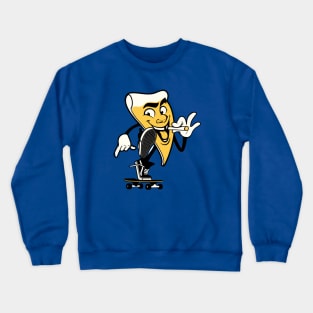 Pizza and Skate Crewneck Sweatshirt